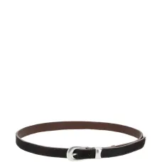 Ремень с меховой пряжкой