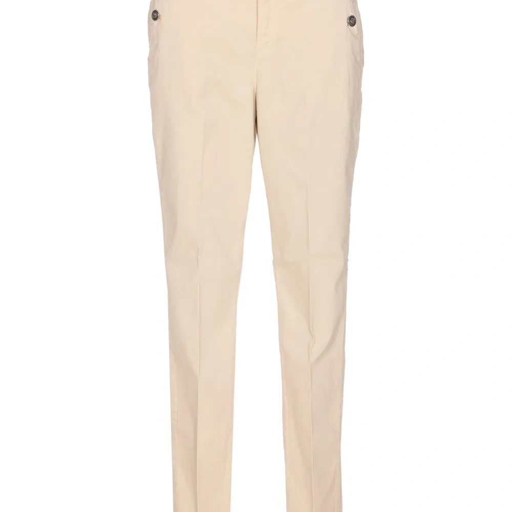 Брюки с декоративными карманами