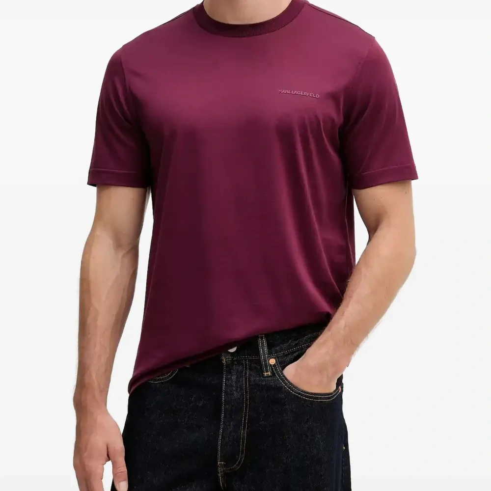 Футболка с круглым вырезом и логотипом