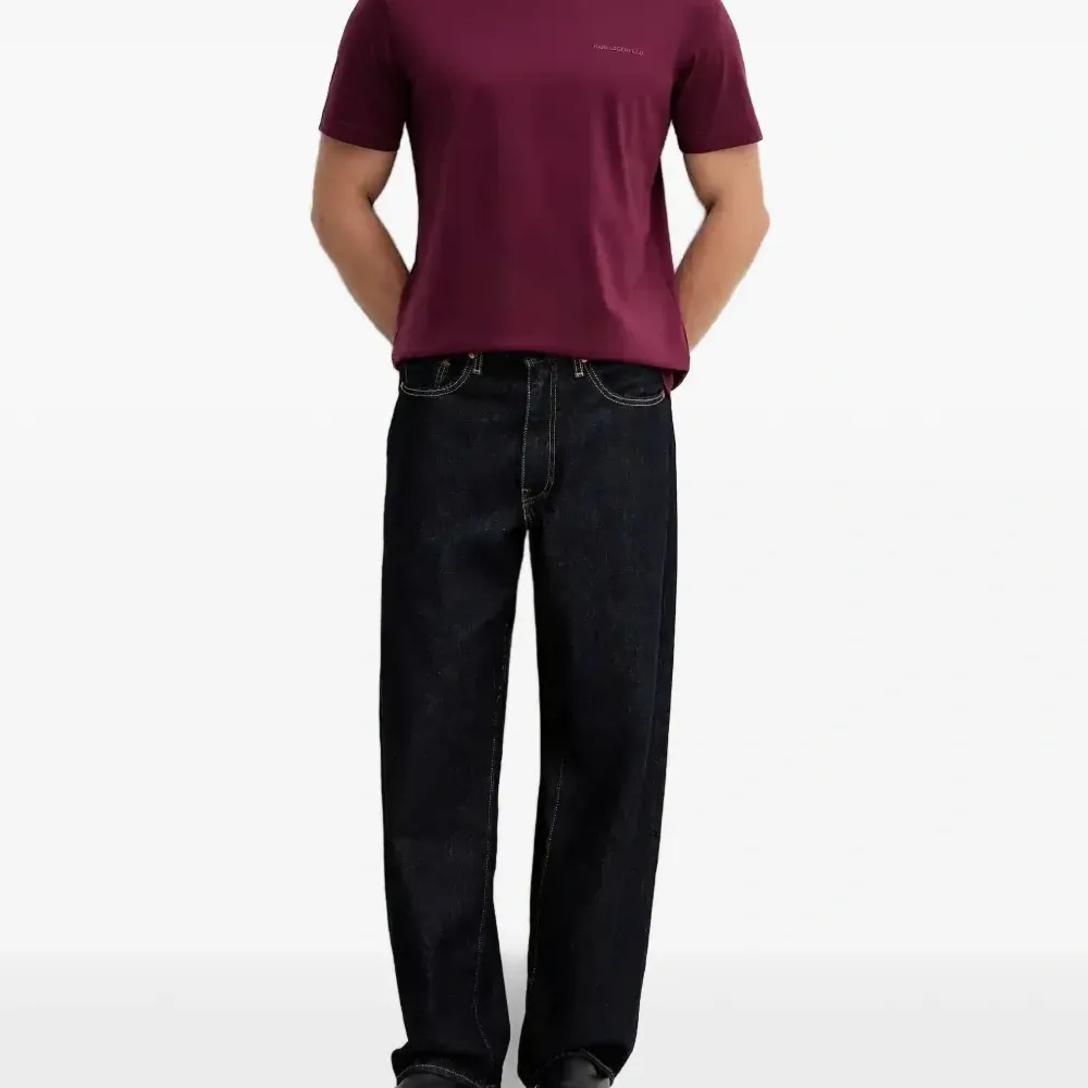 Футболка с круглым вырезом и логотипом