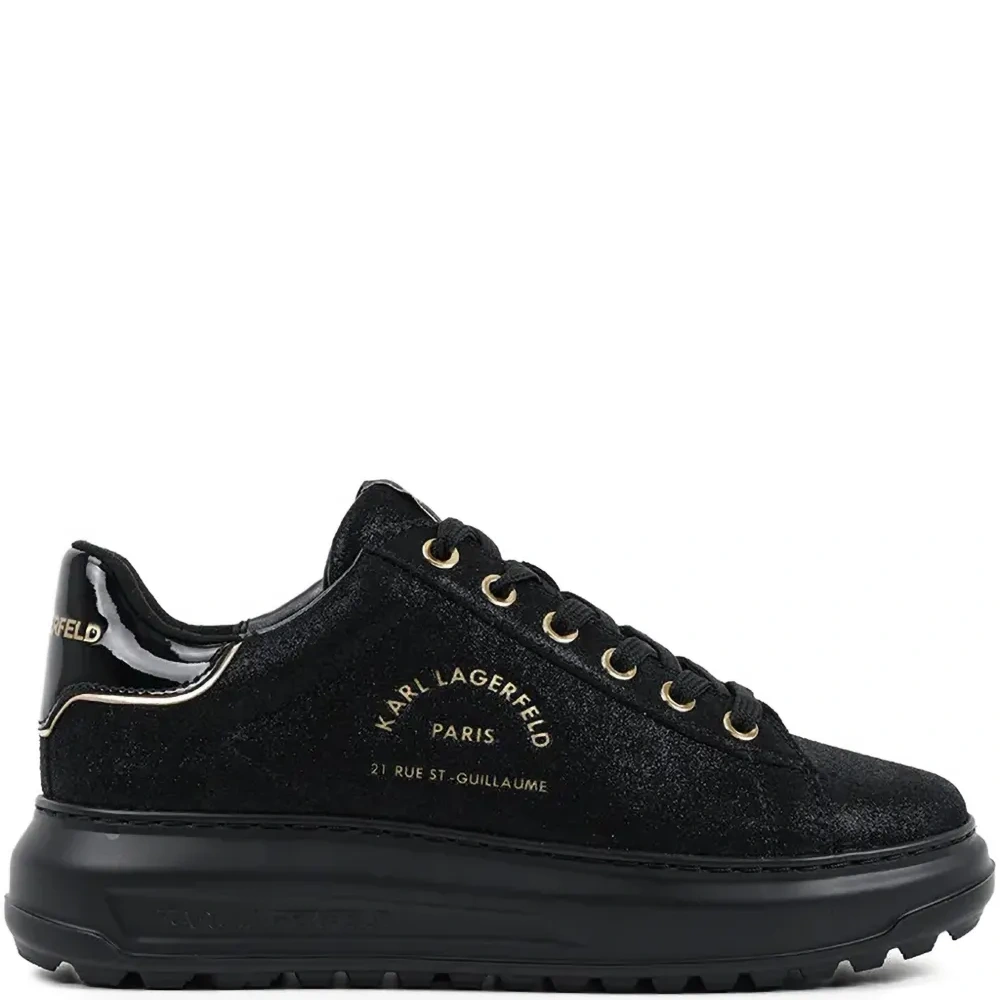 Кеды с люверсами и логотипом