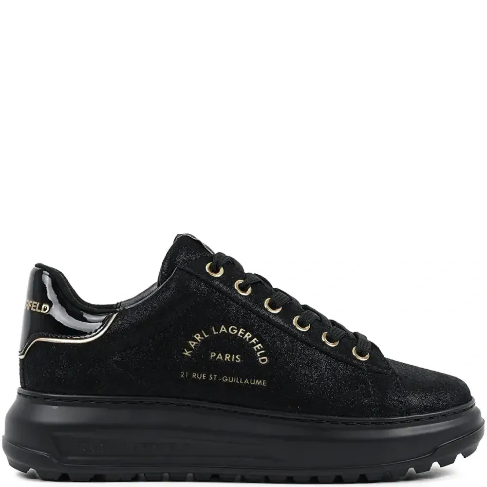 Кеды с люверсами и логотипом