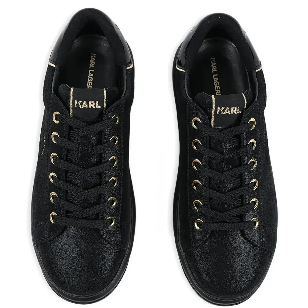 Кеды с люверсами и логотипом