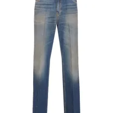 Джинсы с нашивкой-логотипом