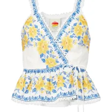 Блузка с цветочным принтом