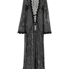 Сетчатое накидка Rosana с отделкой «скалоп»