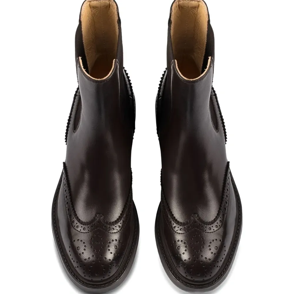 Кожаные ботинки челси