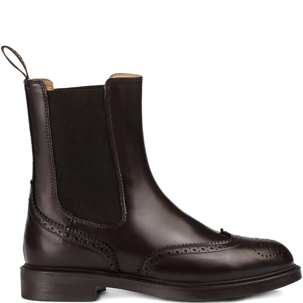 Кожаные ботинки челси