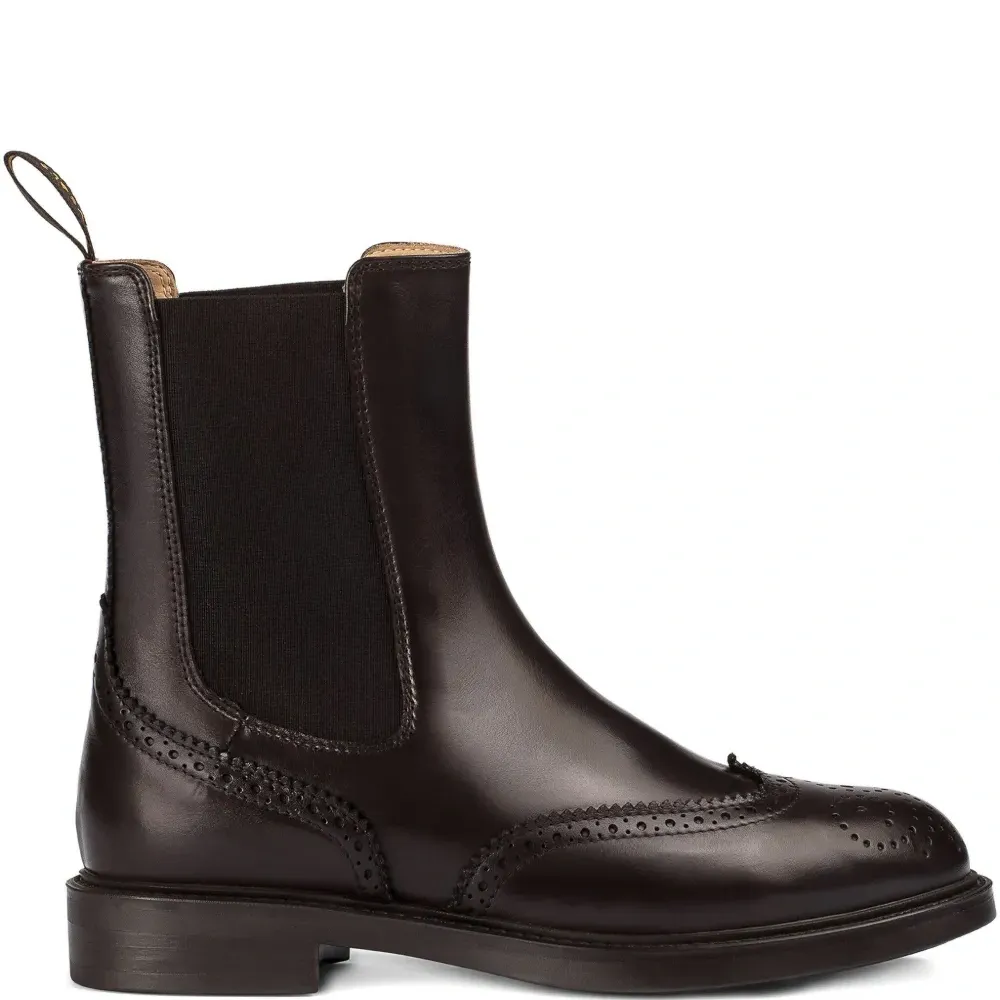 Кожаные ботинки челси