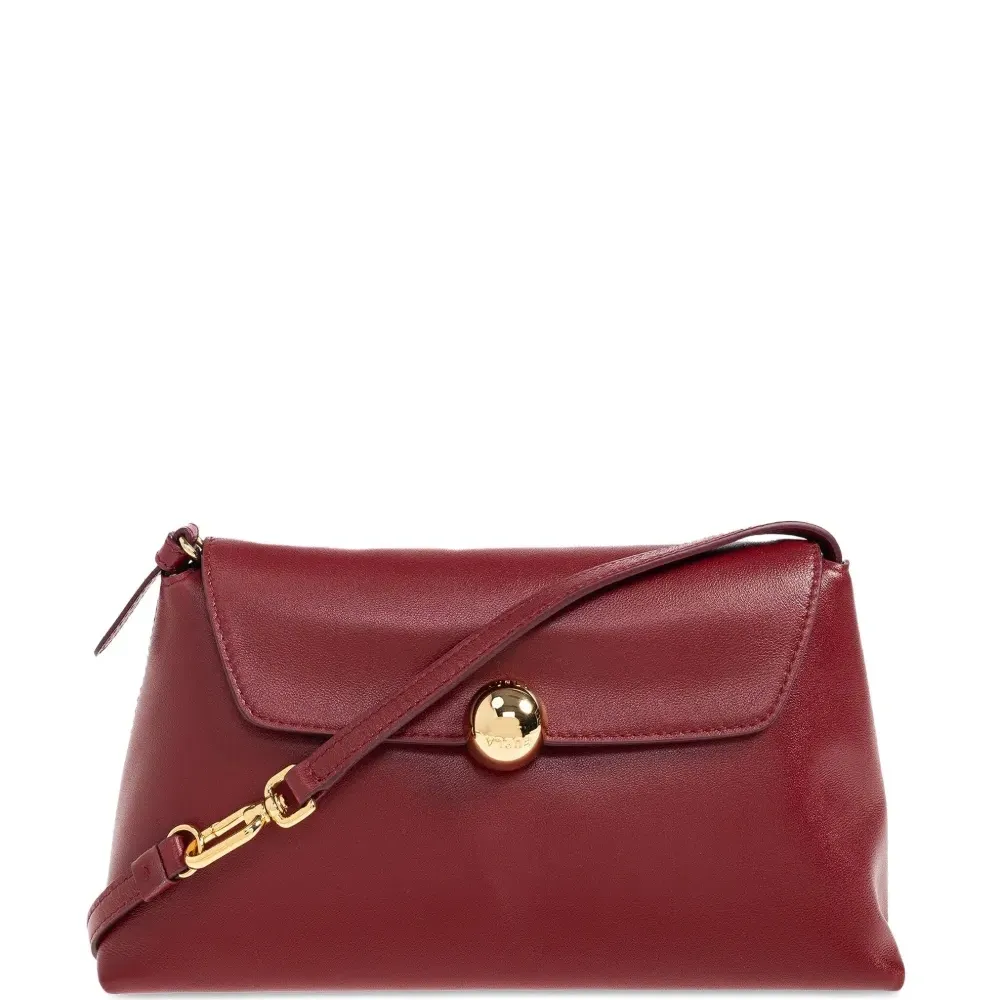 Кожаная сумка-тоут с клапаном