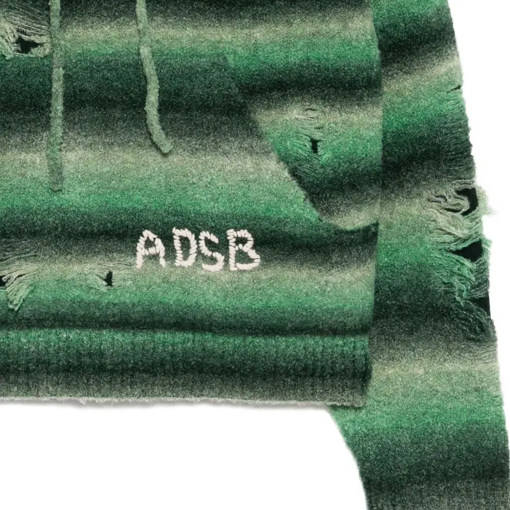 Худи с эффектом потертости