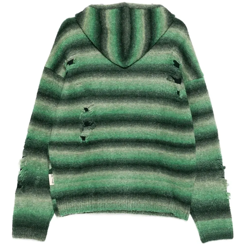 Худи с эффектом потертости