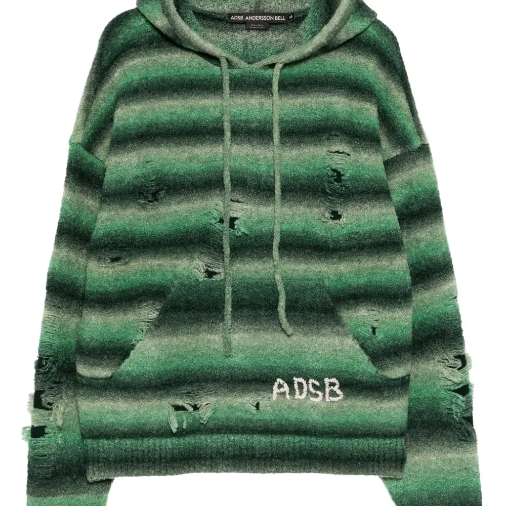 Худи с эффектом потертости