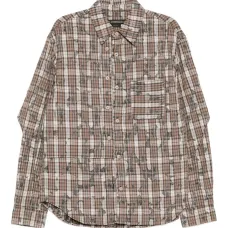 Многослойная рубашка в клетку