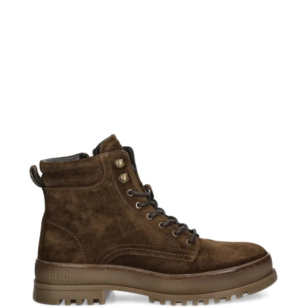 Ботинки Iuka01 на шнуровке с молнией