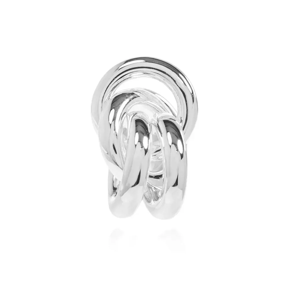 Серьги Vera из серебра с узлом