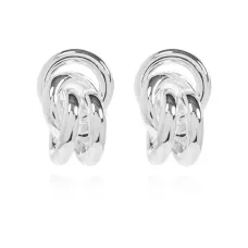 Серьги Vera из серебра с узлом Серьги Vera из серебра с узлом