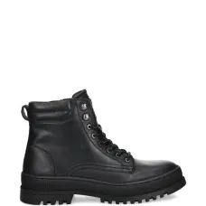 Ботинки на шнуровке с боковой молнией