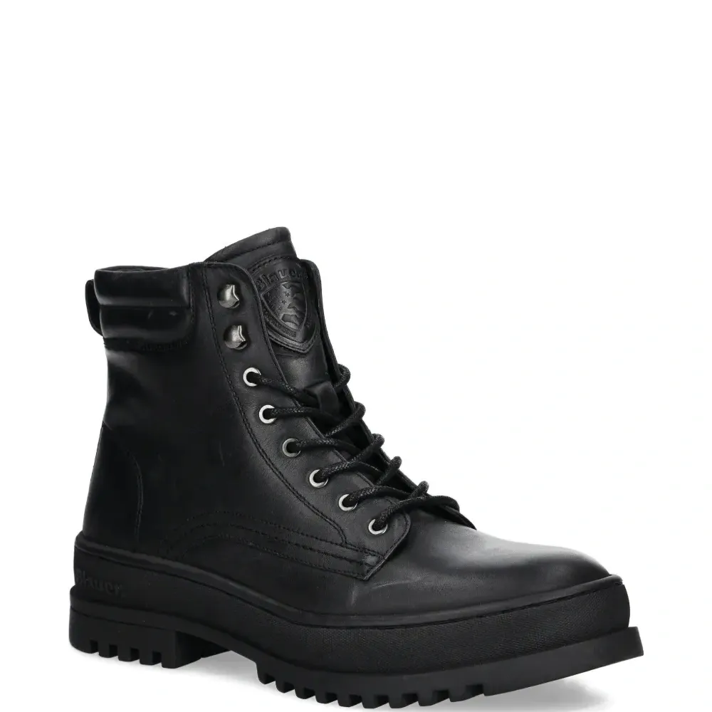 Ботинки на шнуровке с боковой молнией