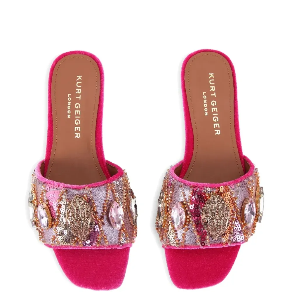 Лоферы Kensington с пайетками