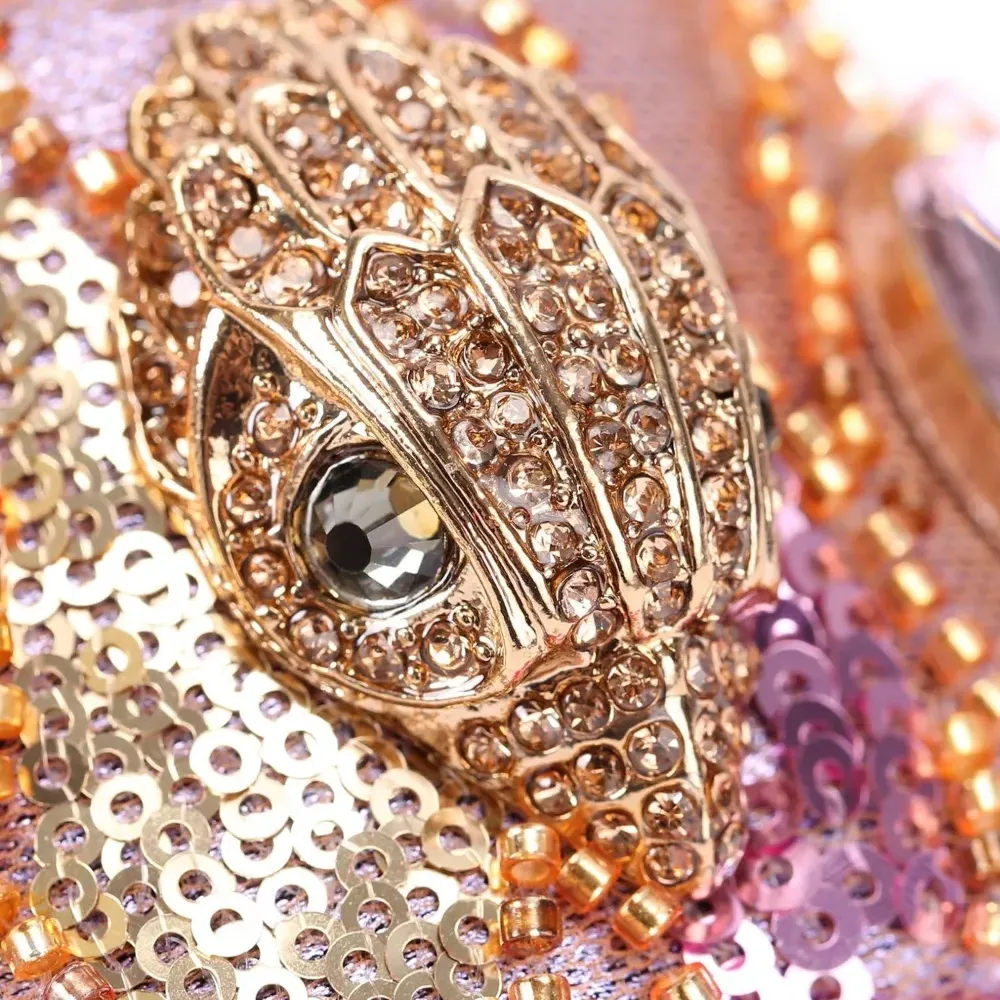 Лоферы Kensington с пайетками