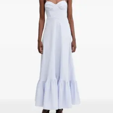 Макси-платье с оборками Макси-платье с оборками