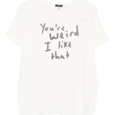 Футболка с принтом-слоганом Футболка с принтом-слоганом