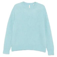 Рифлёный шерстяной свитер