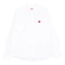 Рубашка с нашивкой-логотипом