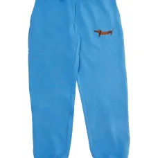 Тренировочные штаны с вышивкой в виде собаки