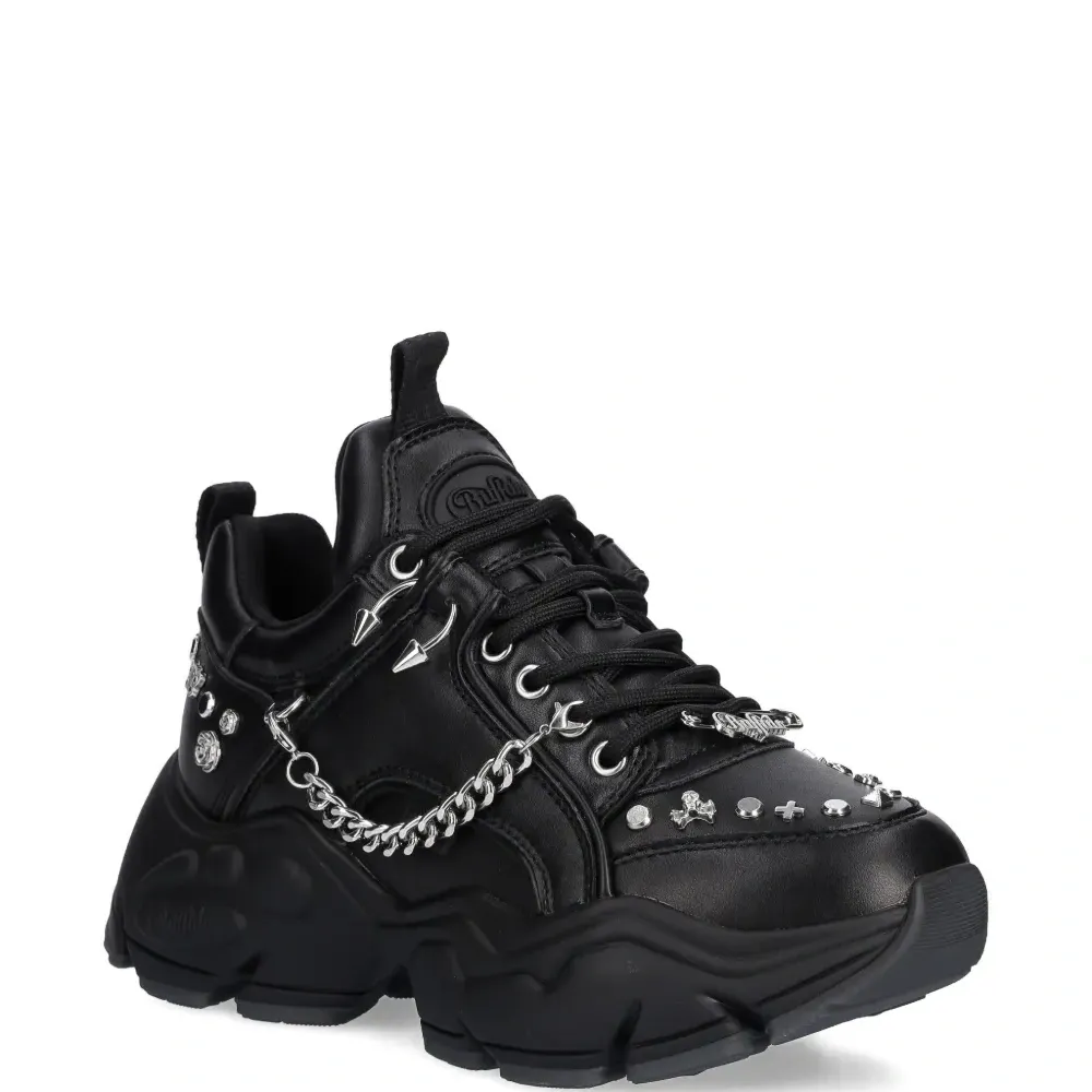 Кеды Binary Punk с цепями и заклёпками Кеды Binary Punk с цепями и заклёпками