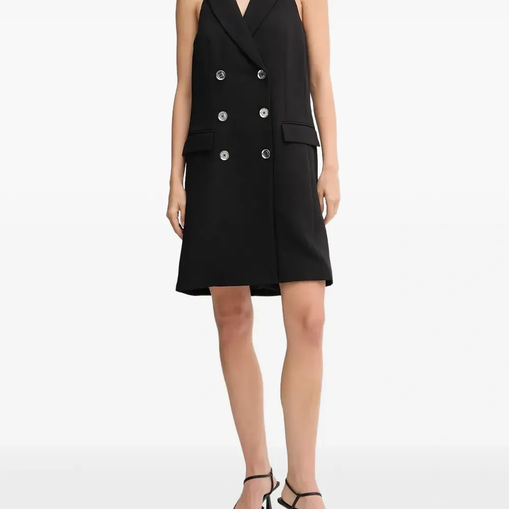 Платье мини с вырезом халтер