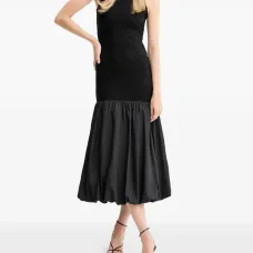 Миди-платье с цветочным узором Миди-платье с цветочным узором