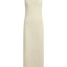 Платье макси с V-образным вырезом