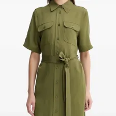 Платье-рубашка с поясом