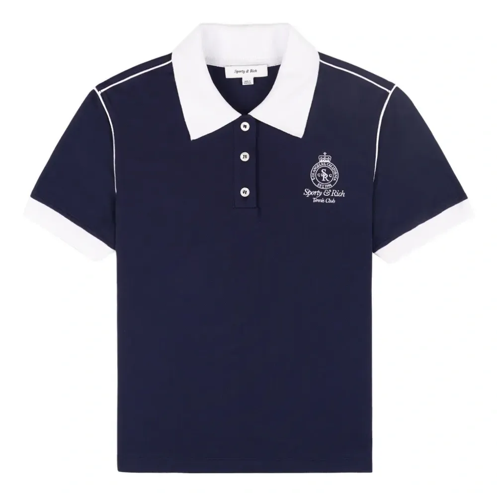 Рубашка поло с контрастной отделкой