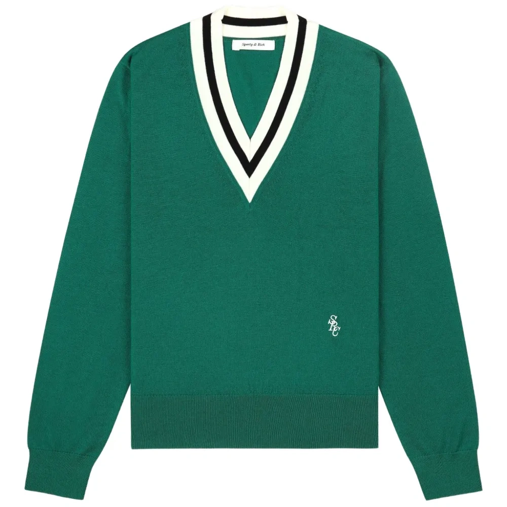 Свитер с V-образным вырезом