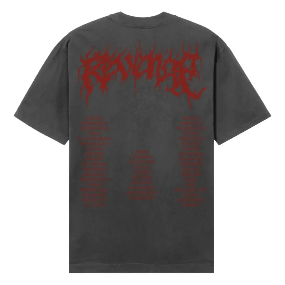 Футболка с принтом Metal Tour