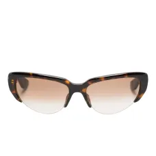 Солнцезащитные очки "кошачий глаз" в черепаховой оправе