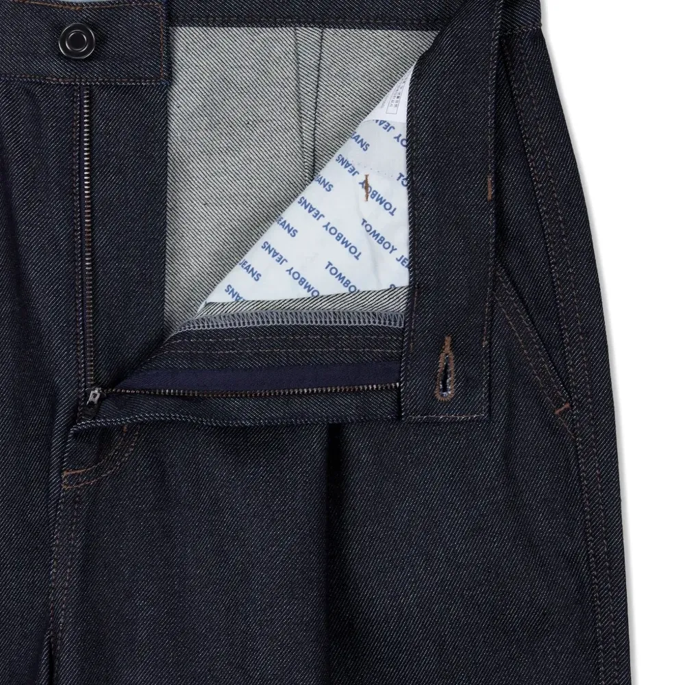 Брюки из джинсовой ткани со складками