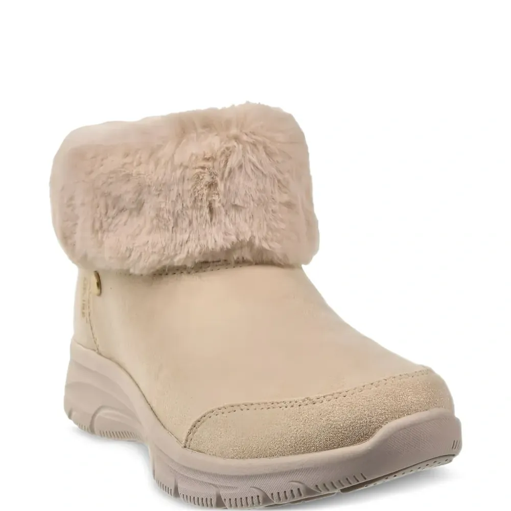 Ботильоны с искусственным мехом