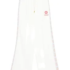 Спортивные штаны с цветочными полосами