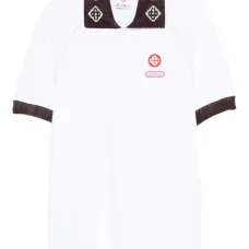 Поло с нашивкой-логотипом