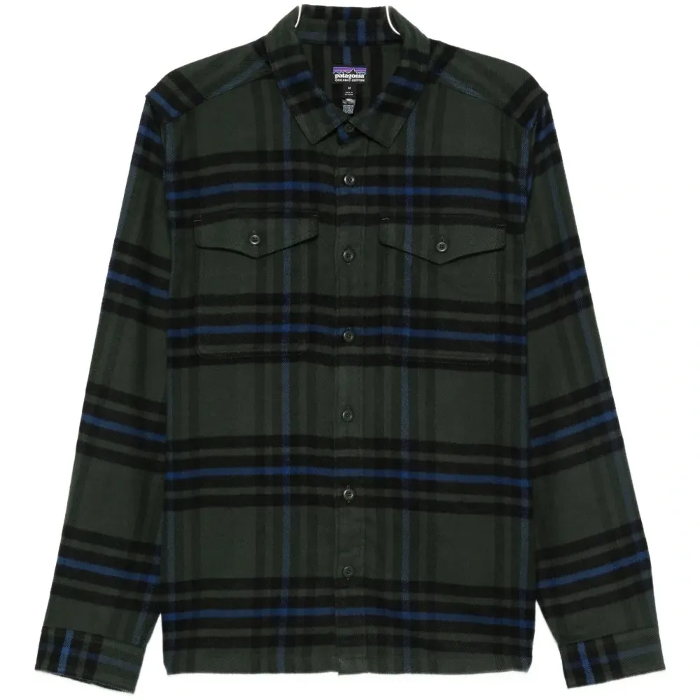 Клетчатая рубашка с карманами