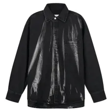 Хлопковая рубашка в технике тай-дай