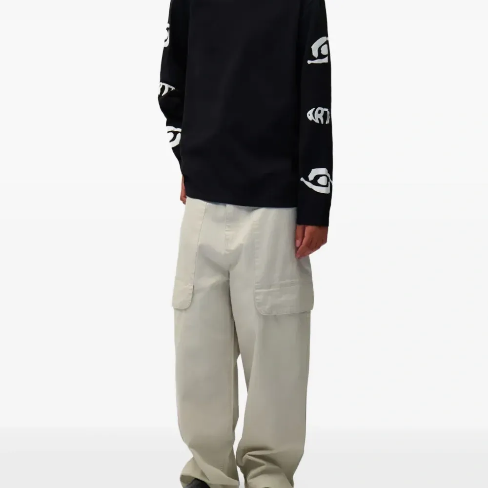 Брюки из хлопка с двумя карманами