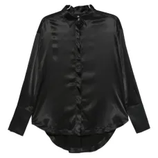 Рубашка с сатиновым блеском