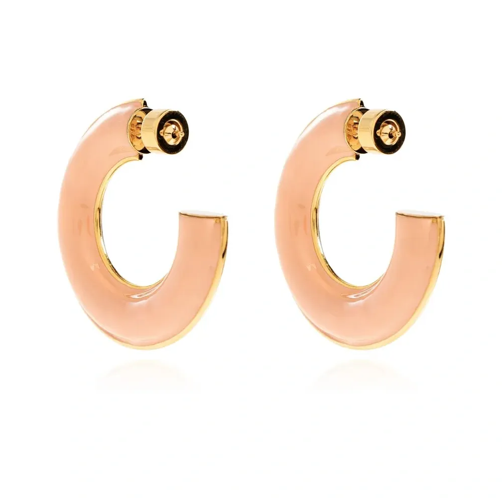 Серьги-кольца из латуни