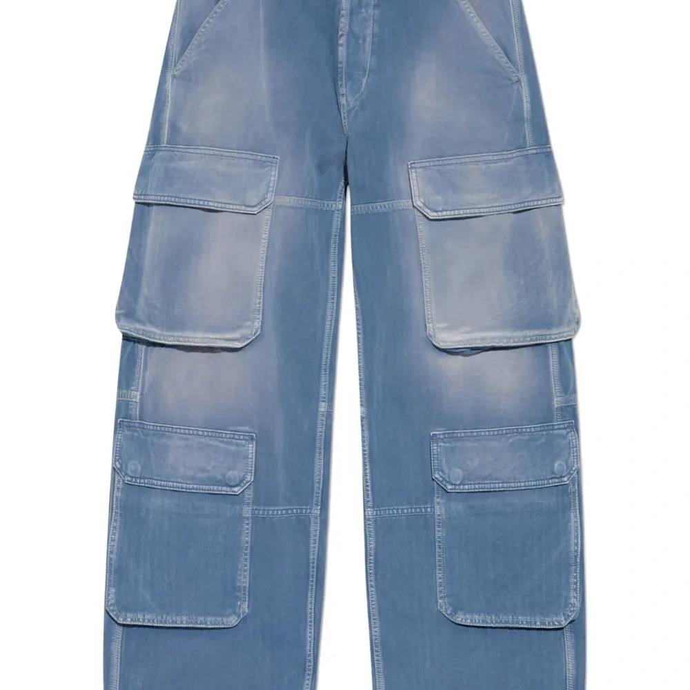 Широкие джинсы карго D-TOUCH