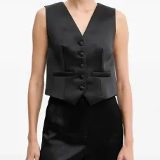 Жилет Scolaro на пуговицах с V-образным вырезом Жилет Scolaro на пуговицах с V-образным вырезом